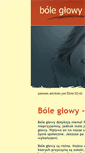 Mobile Screenshot of boleglowy.schorzenia.info